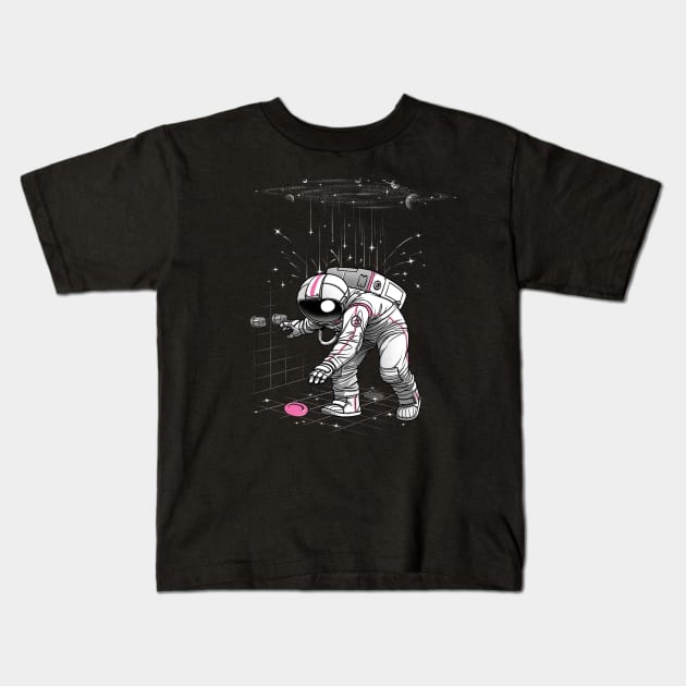 Meteor Shower Kids T-Shirt by Tobe_Fonseca